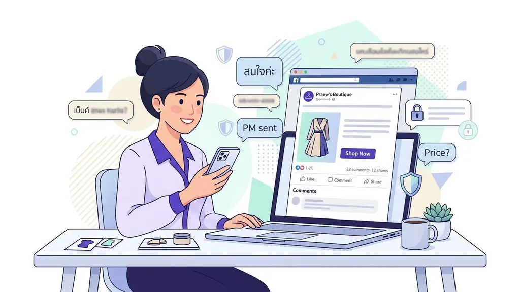 วิธีซ่อนคอมเมนต์เพจ Facebook อัตโนมัติ สำหรับร้านค้าออนไลน์ที่ไม่อยากให้คู่แข่งแย่งลูกค้า